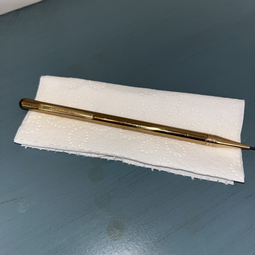 Vintage Rosa twist action mechanical pencil Gold Tone USA‎